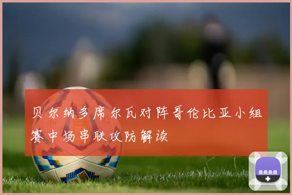 贝尔纳多席尔瓦对阵哥伦比亚小组赛中场串联攻防解读